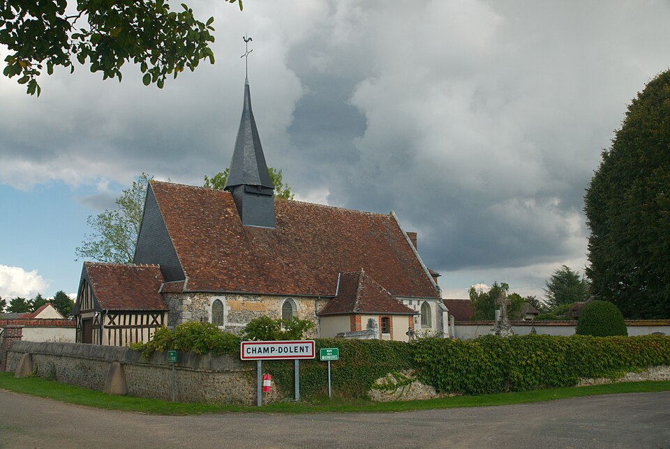Eglise de Champ — Dolent, vue générale