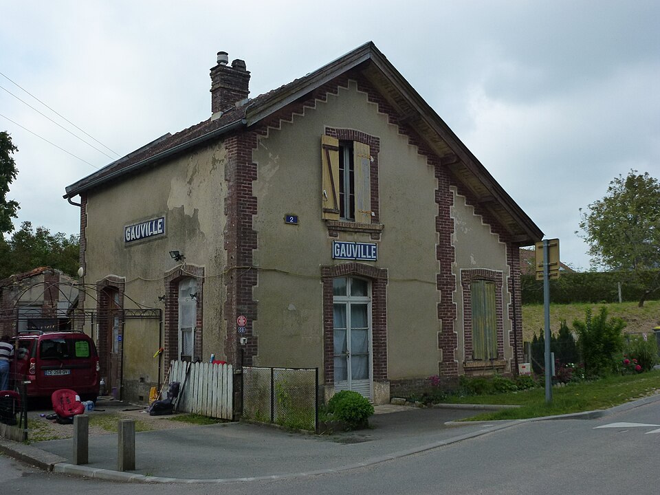 Voie verte Évreux — Vallée du Bec 05, ancienne gare de Gauville