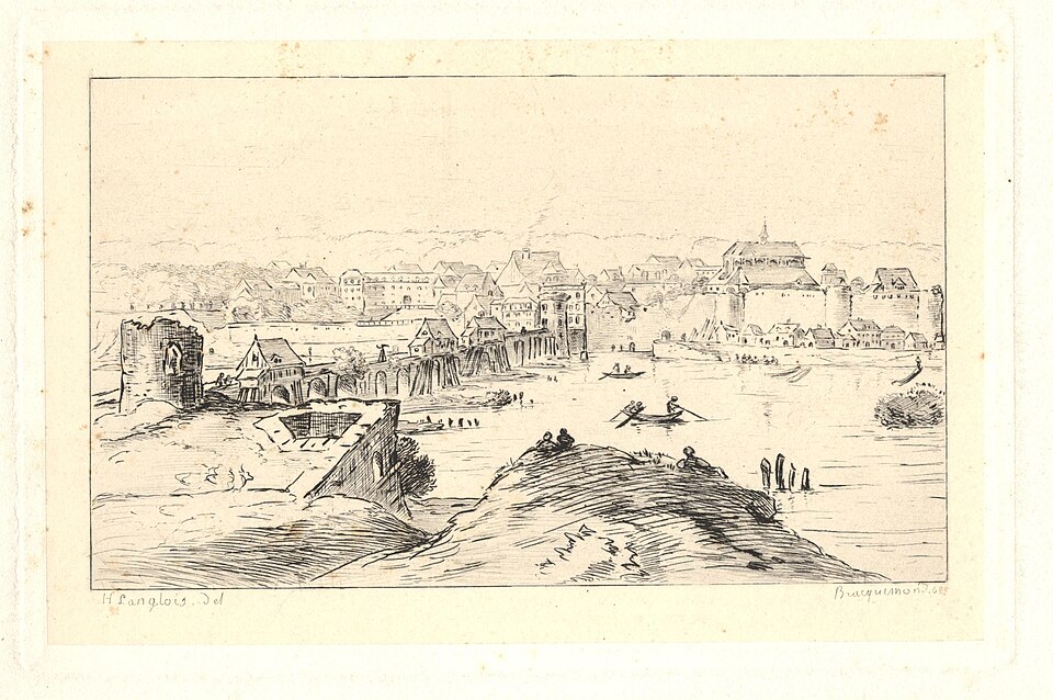 Pont de l'Arche de E.H. Langlois