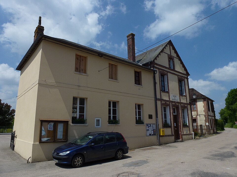 Morainville — Jouveaux (Eure, Fr) mairie à Morainville