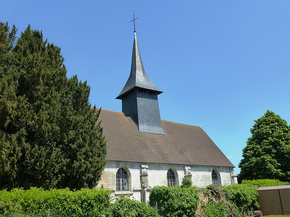 Romilly — la — Puthenaye (Eure, Fr) église Saint — Aubin de La Puthenaye (02)