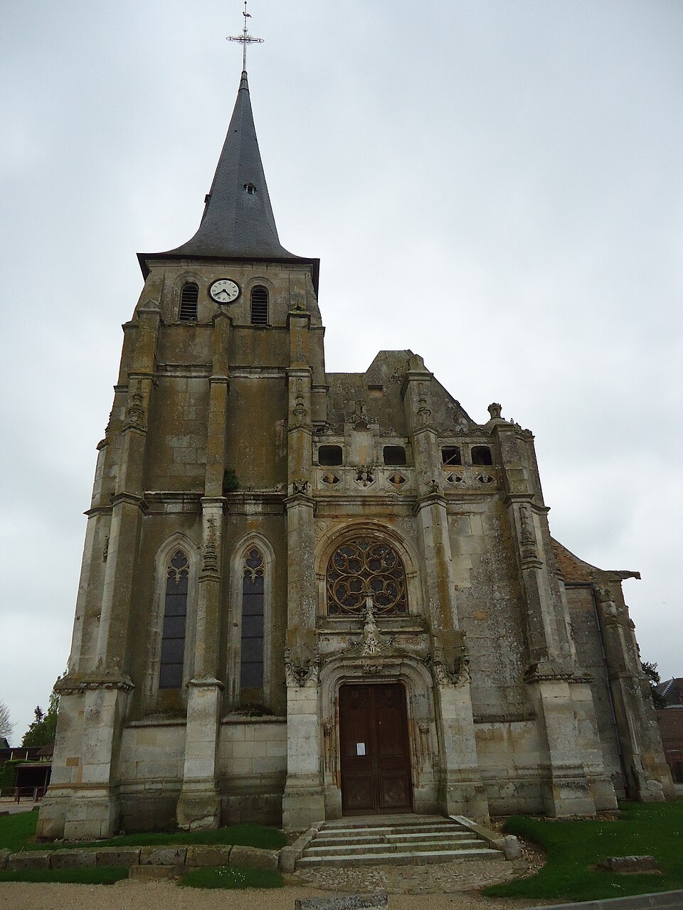 St Aubin Ecrosville — Eglise St Aubin