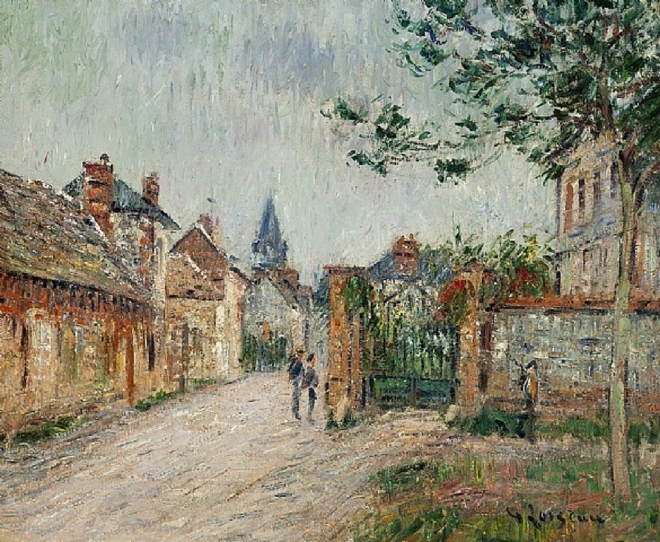 Gustave Loiseau La rue du village, Saint — Cyr — du — Vaudreuil