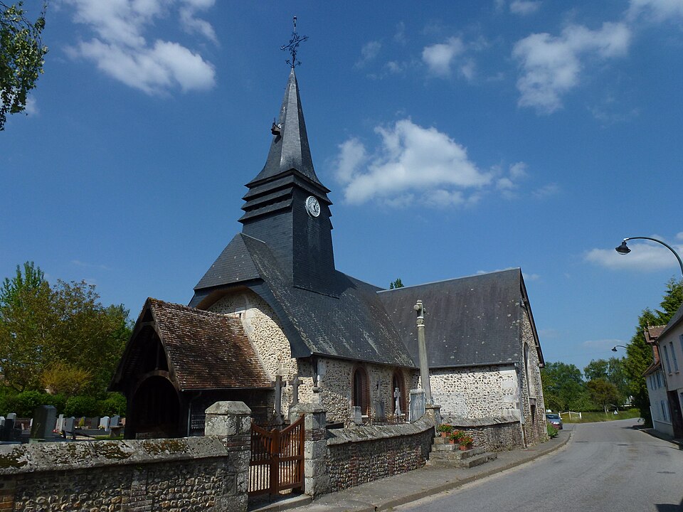 Saint — Vincent — du — Boulay (Eure, Fr) église Saint — Vincent