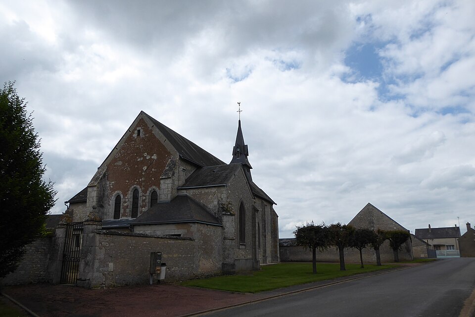 Église Saint — Martin Bazoches — les — Hautes Eure — et — Loir France