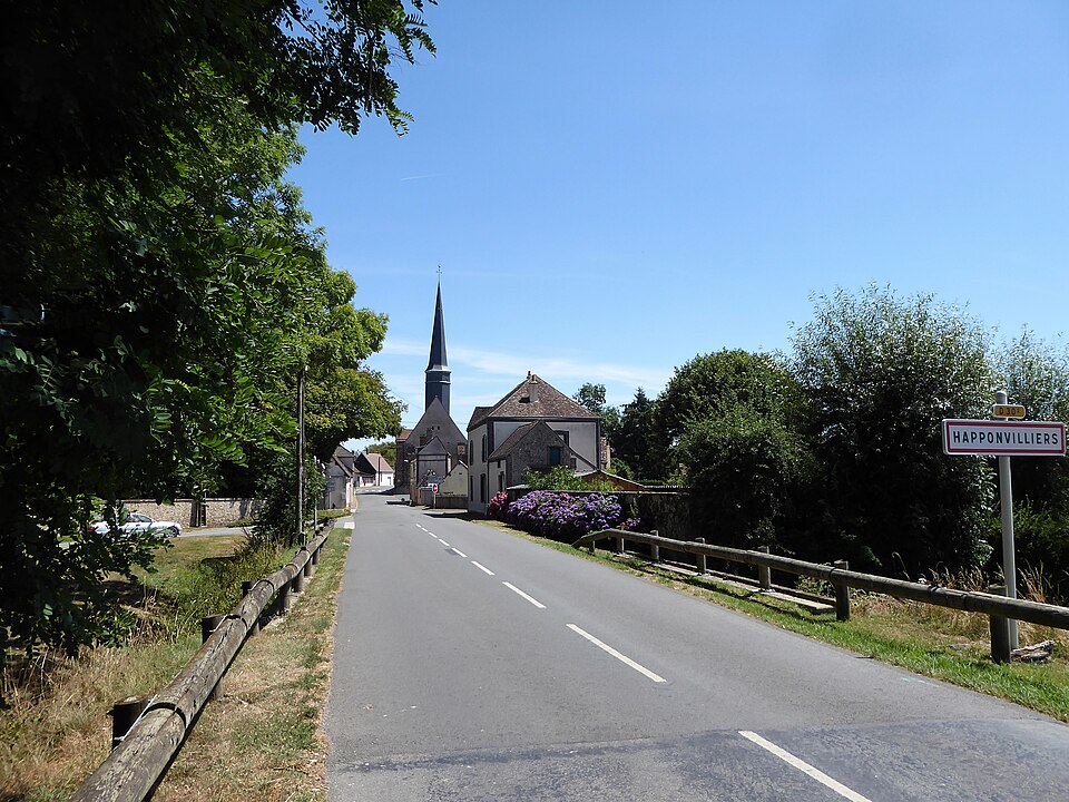 Entrée Happonvilliers D30.2 Eure — et — Loir France