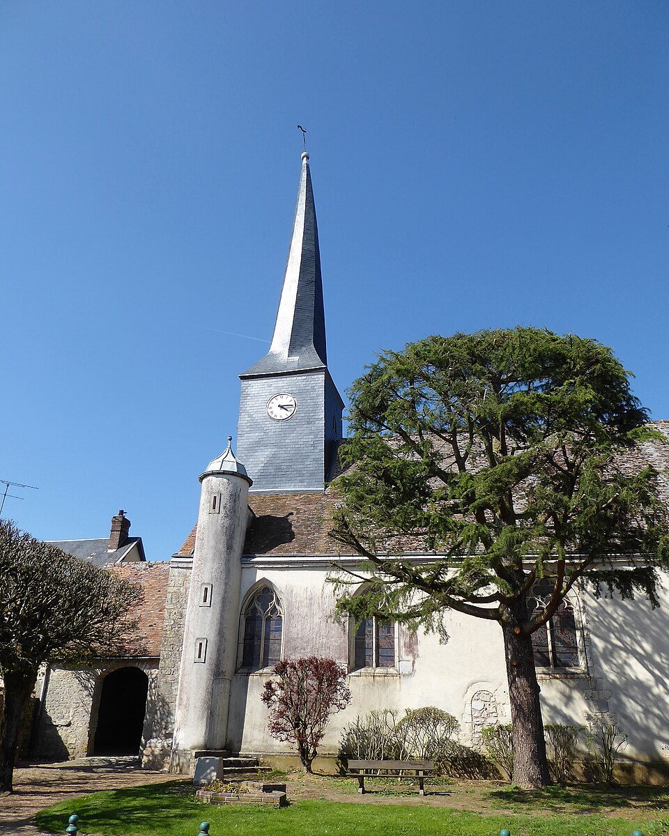 Église Saint — Léger Houville — la — Branche Eure — et — Loir France