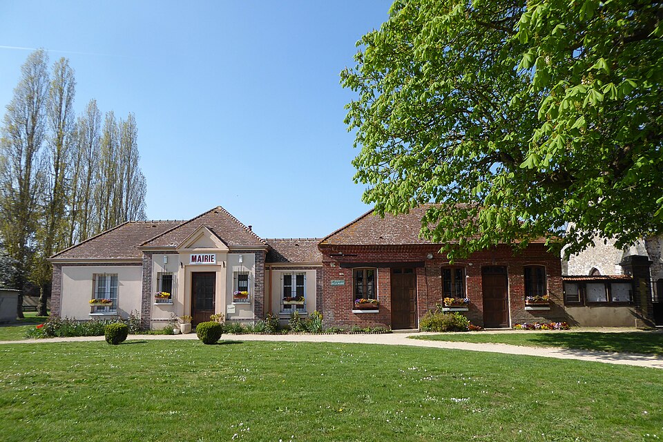 Marchezais mairie 1865 Eure — et — Loir France