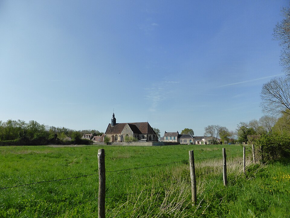 Montireau et son église.