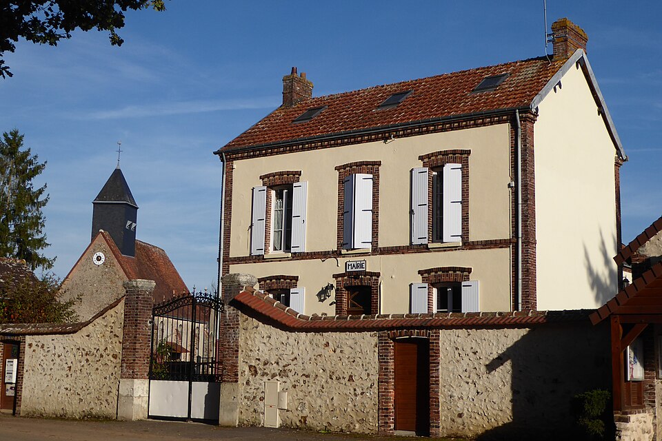 Mottereau mairie église Saint — Antoine Eure — et — Loir France