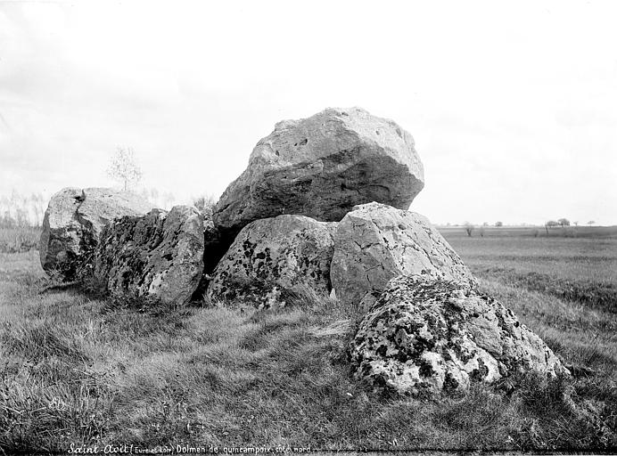 1893 avant Dolmen de Quincampoix Ensemble nord Mieusement Référence APMH00005052