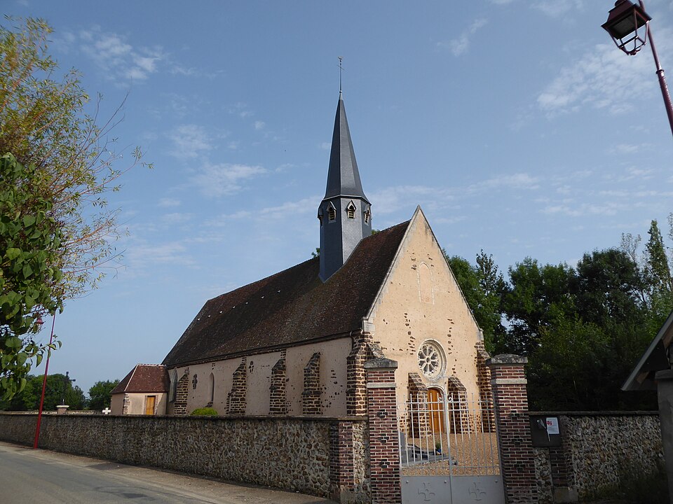 Saint — Denis — des — Puits église Eure — et — Loir France