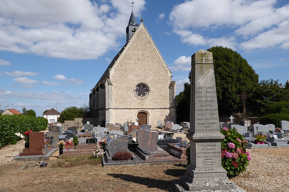 Saint — Germain — le — Gaillard monument aux morts église Eure — et — Loir France