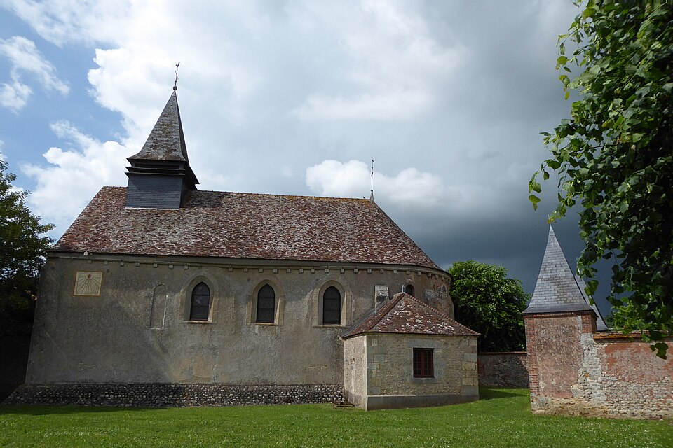 Église Notre — Dame Villars Eure — et — Loir France