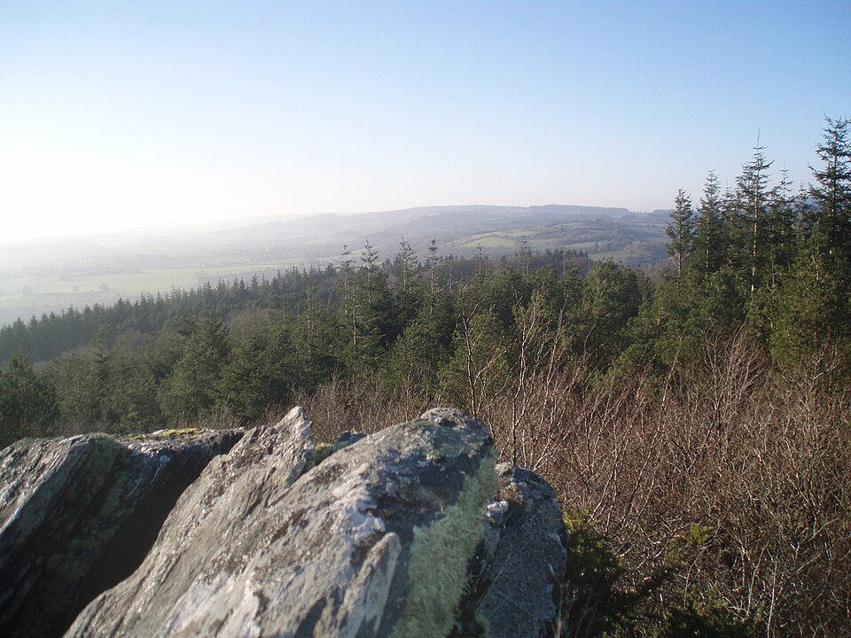 Loqueffret — Vue du Sud depuis Roc'h glaz