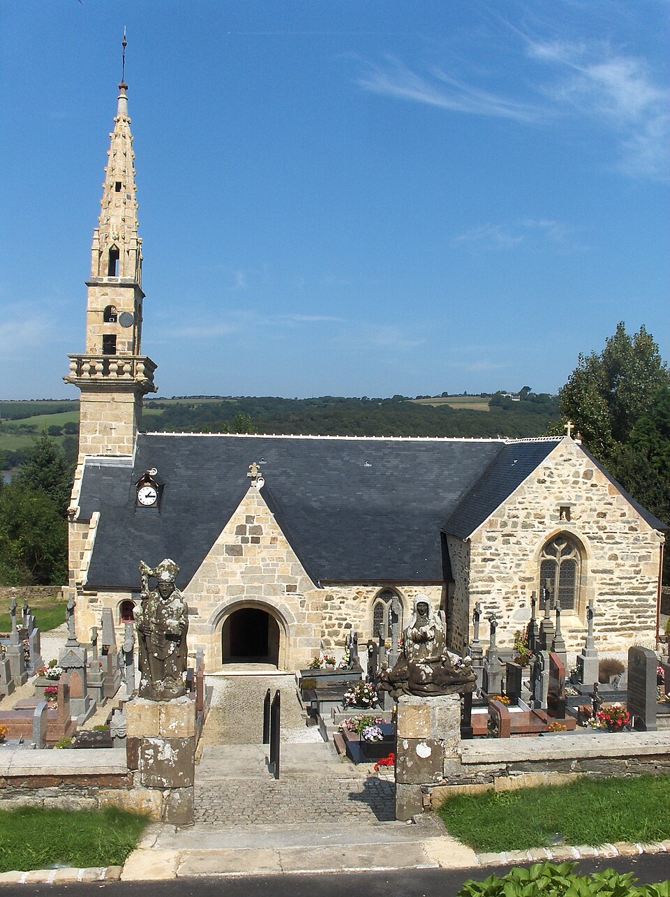 Église de Trégarvan, Finistère, France
