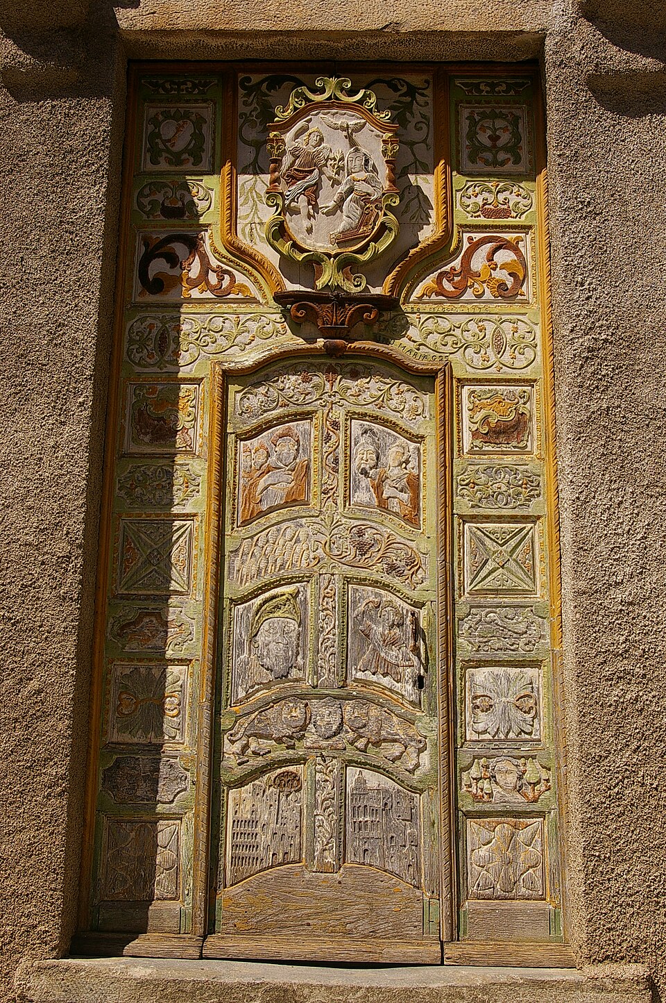 Porte Eglise Annonciation Piazzole