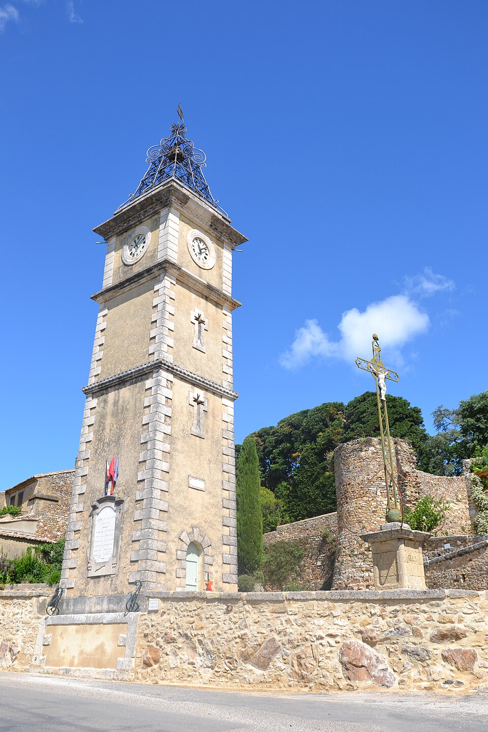 La Bastide d'Engras — tour de l'horloge