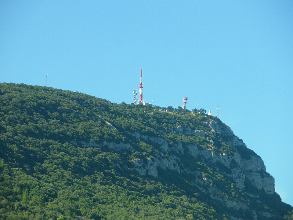 Vue du Mont Bouquet Gard.