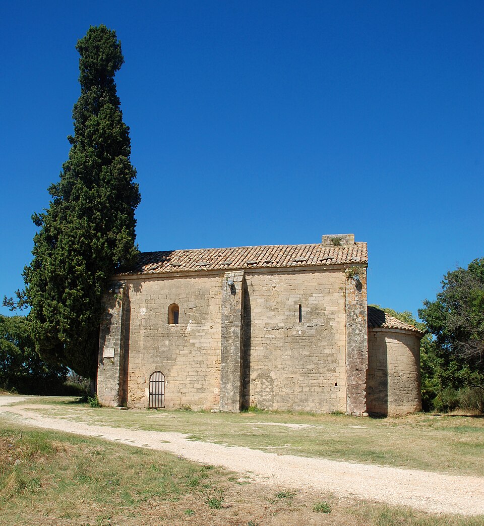 Chapelle Saint — Caprais de Castillon — du — Gard 01