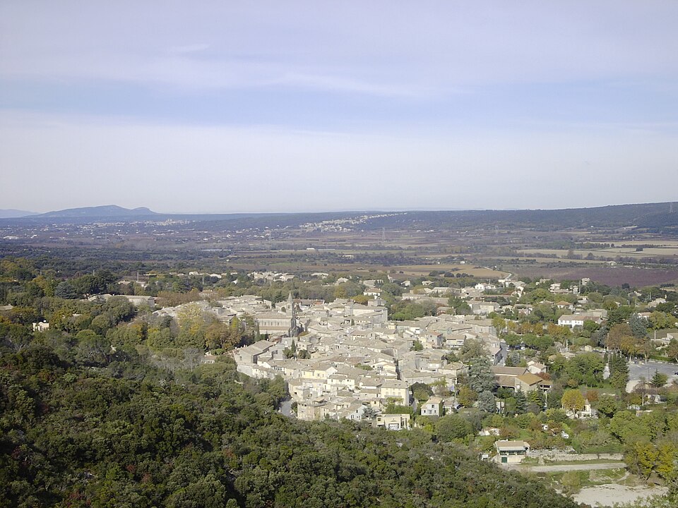 Collias vu de la Torte