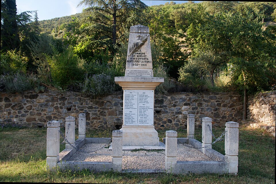Mialet — Monument aux morts — 20160710
