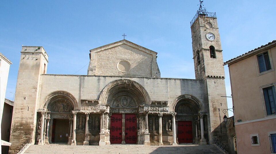 West church portal in St — Gilles — du — Gard