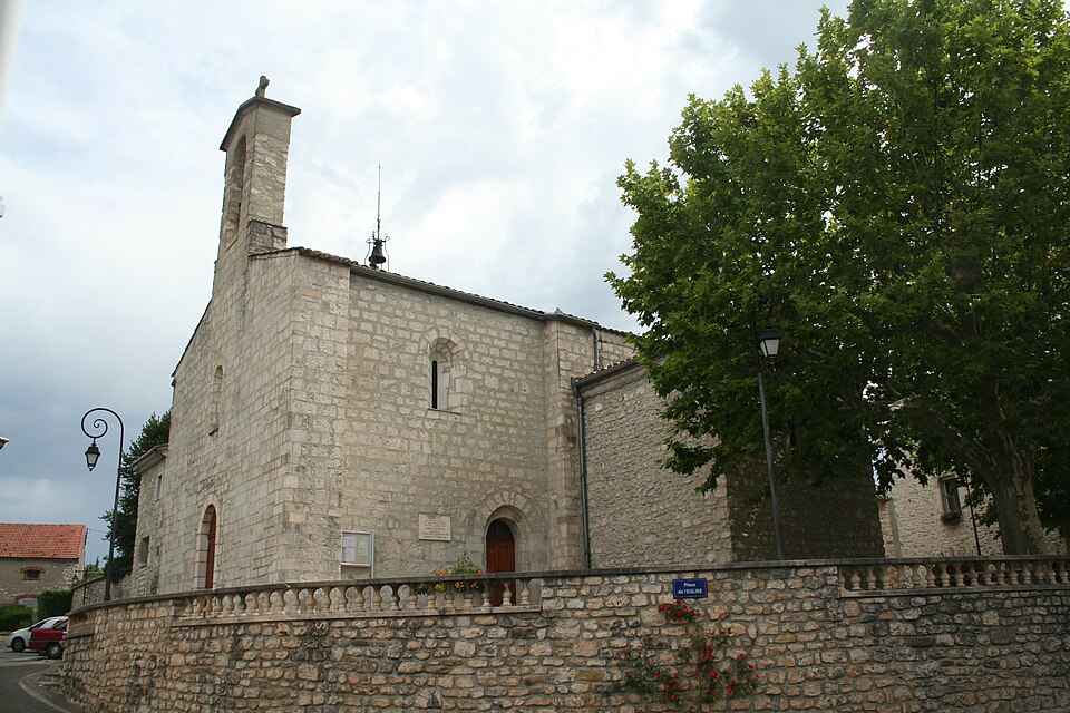 Saint — Privat — des — Vieux eglise vue générale