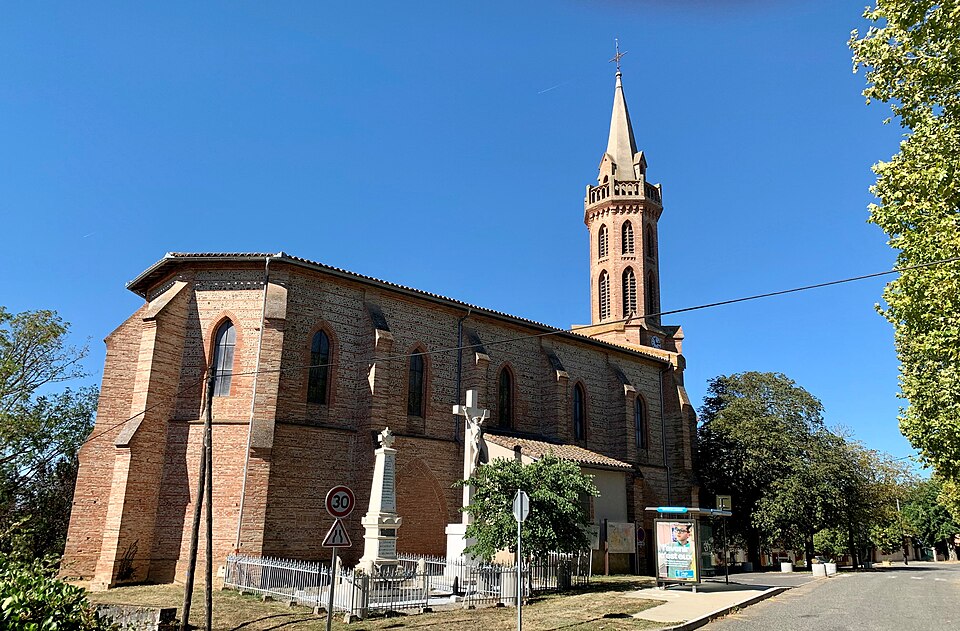 Église Saint — Pierre de Caubiac — Entière