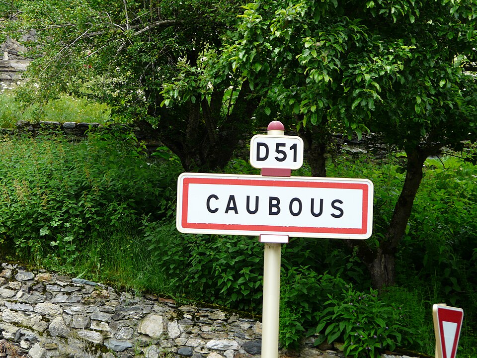 Caubous (31) panneau