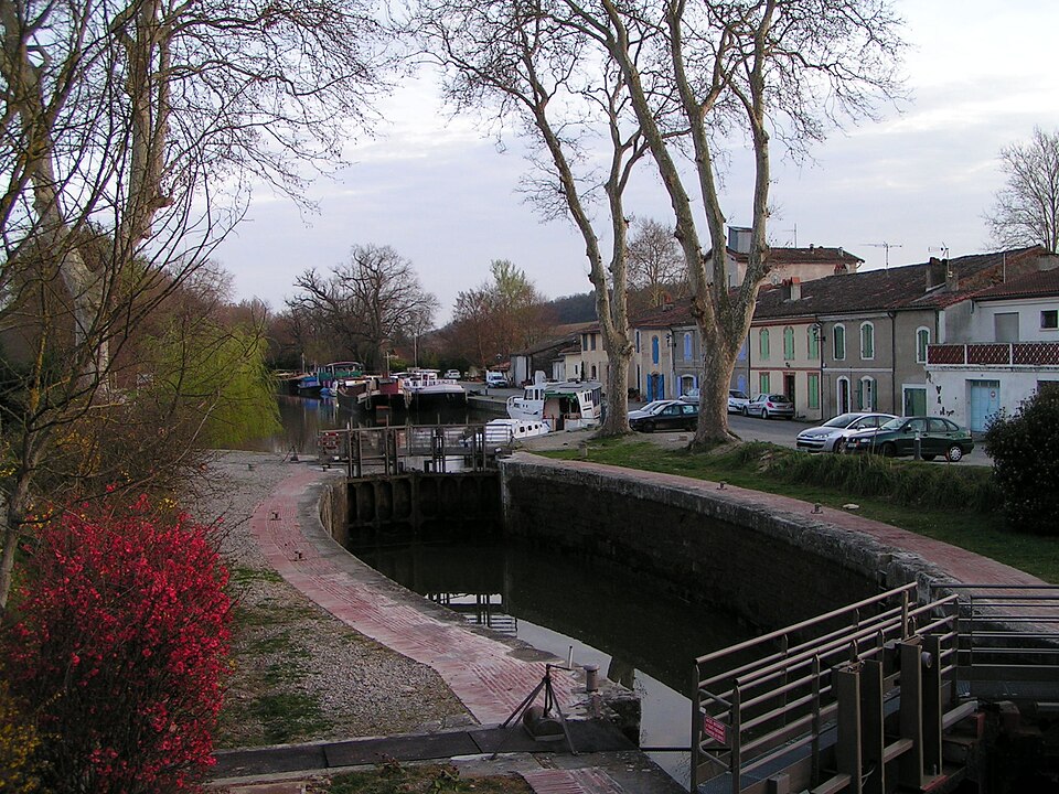 Le port de Gardouch sur le canal du midi