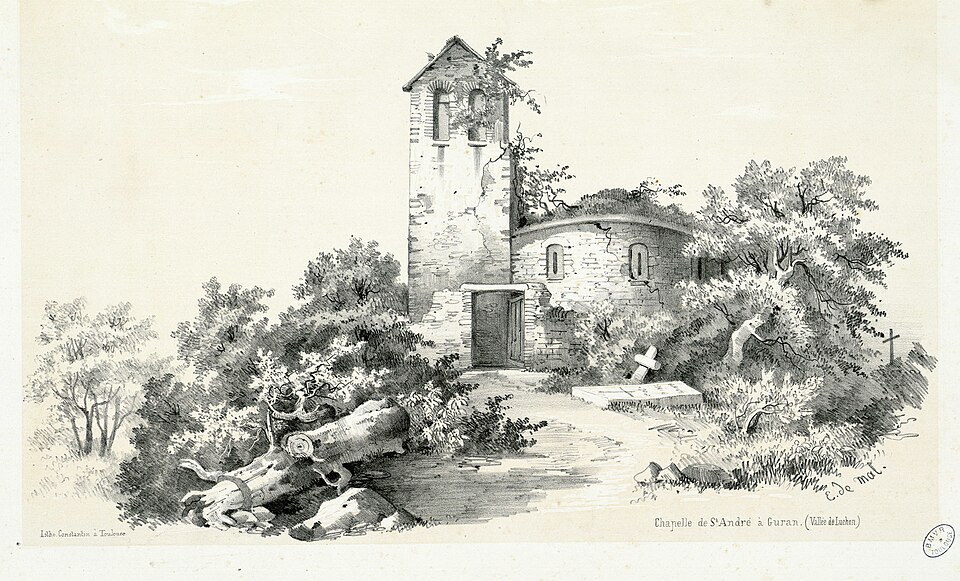 Chapelle de St André à Burgalays (Vallée de Luchon) — Fonds Ancely — B315556101 A MALBOS 1 005