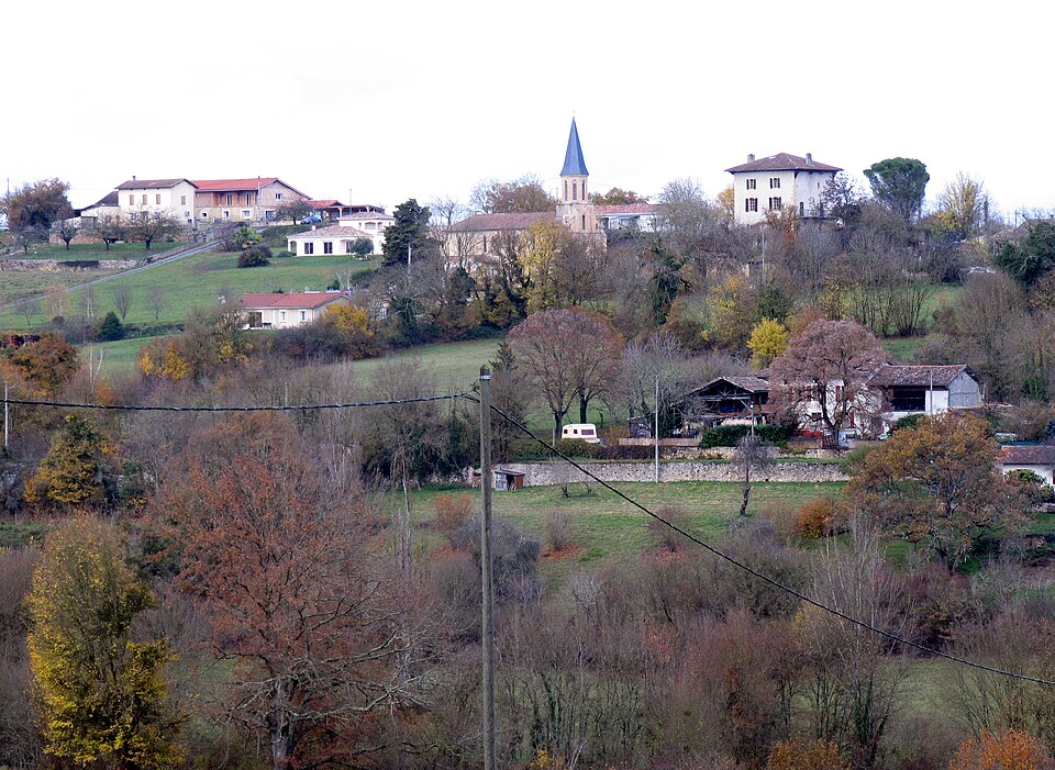 Village de Laffite — Toupière (Haute — Garonne) en novembre 2021
