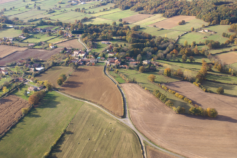 Lalouret vu du ciel en 2009