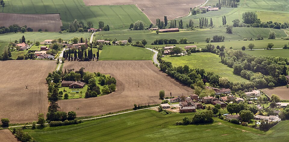 Saint Anatoly de Lanta, aerial view