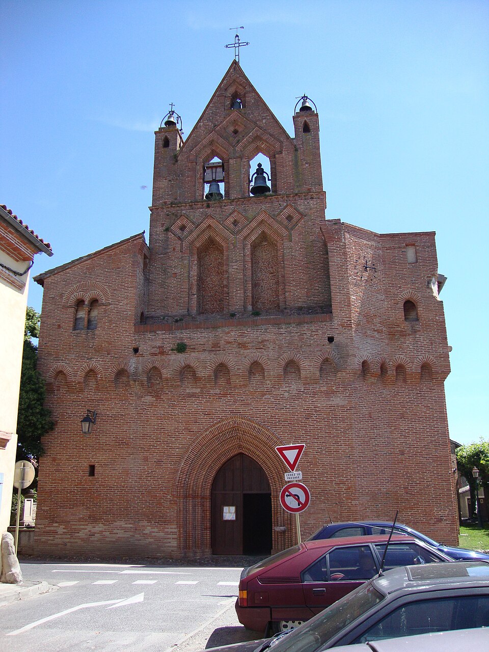 Plaisance — du — Touch (Haute — Garonne, Fr) église, façade et clocher