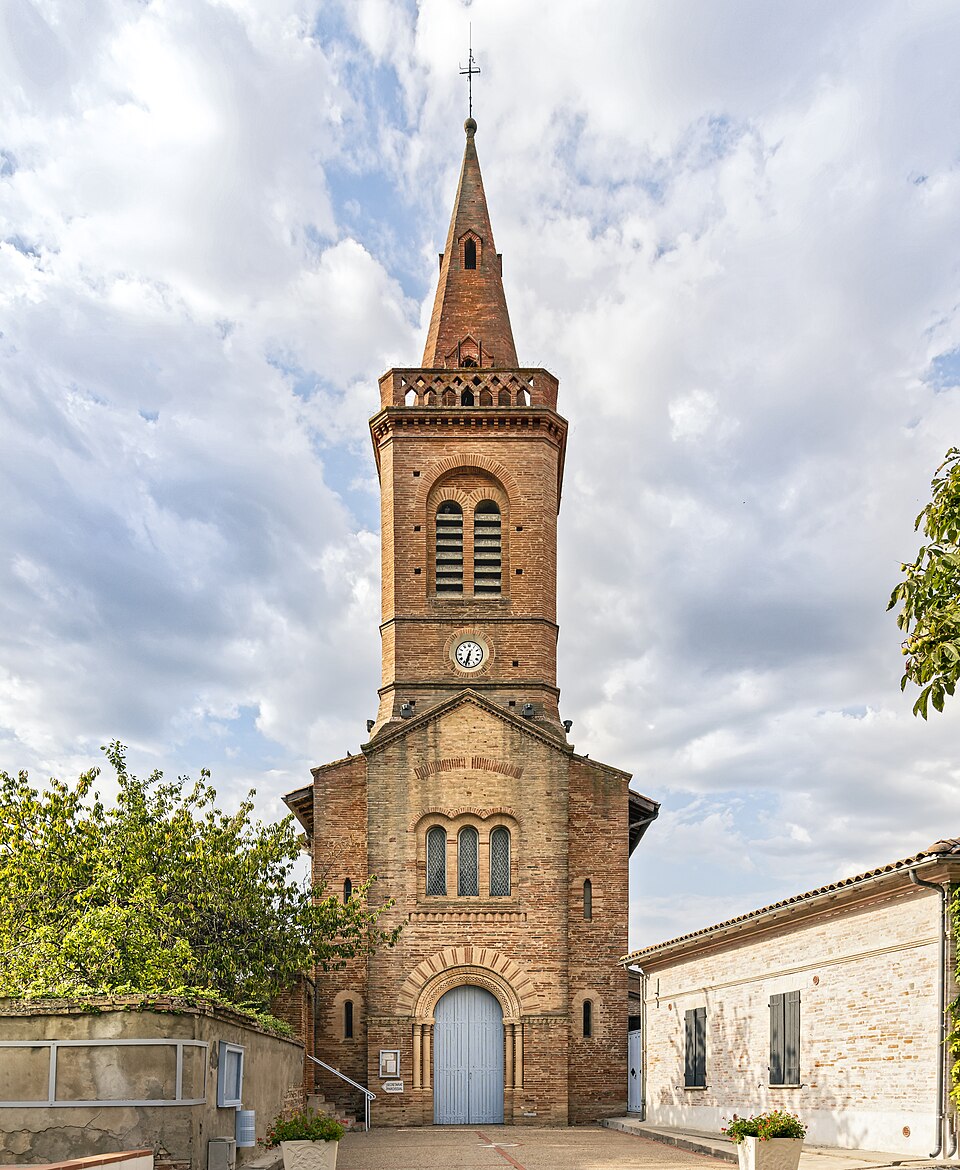 Saint — Loup — Cammas — L'église de Saint Loup — Façade