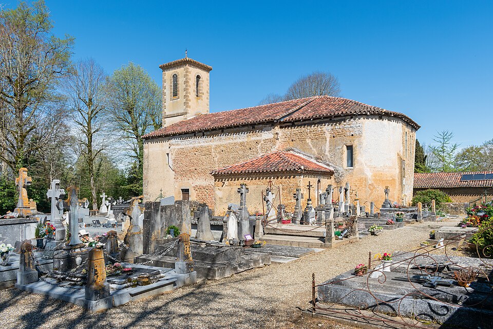 Assumption church in Campagne — d'Armagnac (10)
