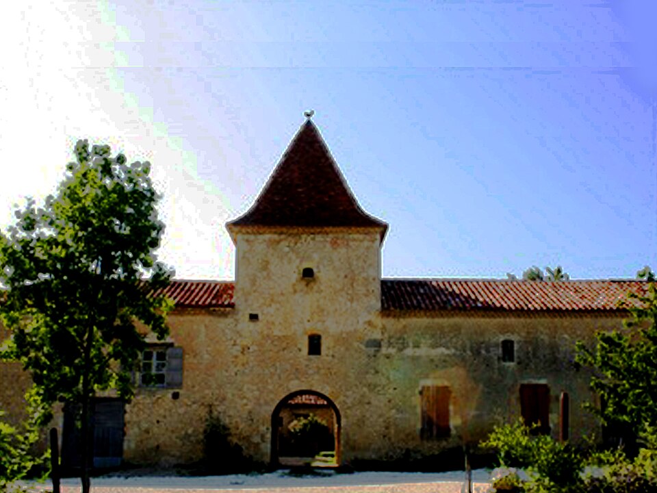 Courties Porte fortifiée de la bastide