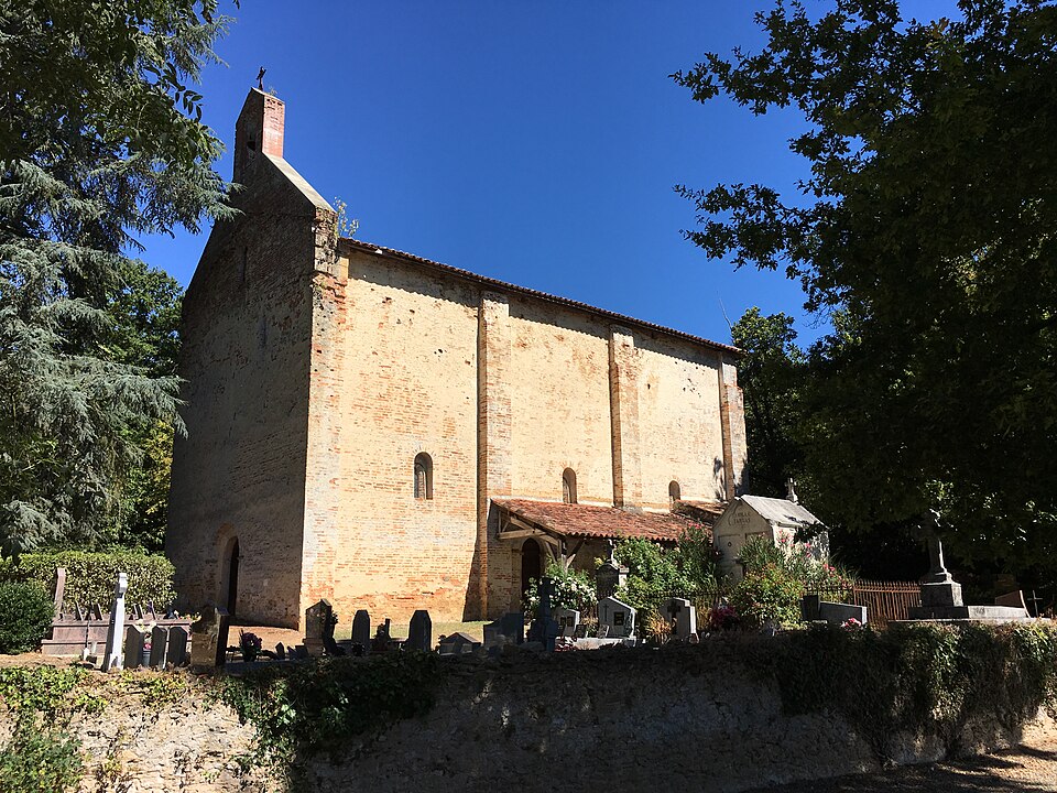 Chapelle de l’Hôpital à Cravencères, façade sud
