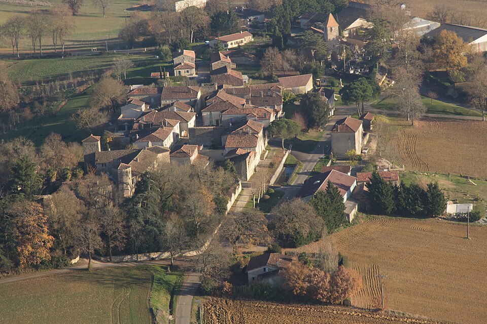 Vue du mas d auvignon