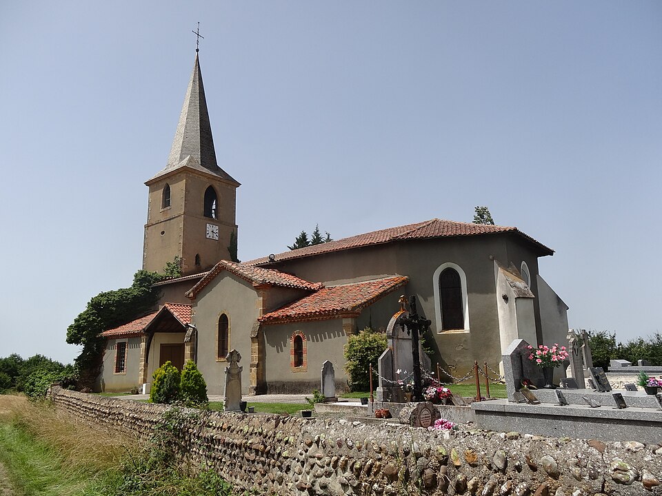 Église Saint — Urbain de Sainte — Aurence — Cazaux 2019 01
