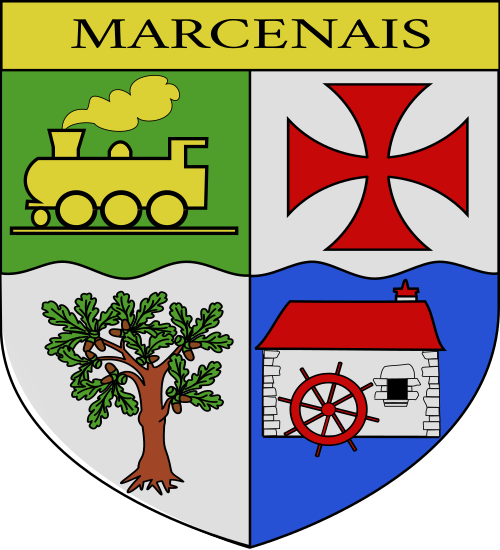 Blason de Marcenais