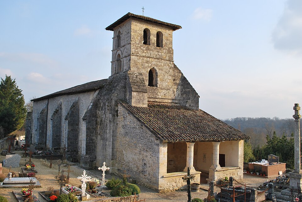 Église — de — Saint — Aubin — de — Branne XPommeret