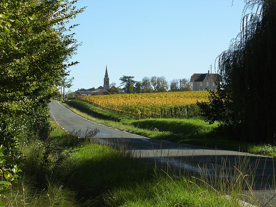 View of Saint — Christophe — des — Bardes from Château Brun, Saint — Émilion, 2004