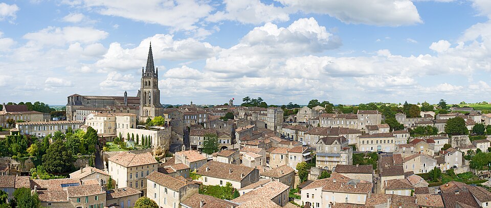 Panorama de Saint Emilion De la tour du roi 2 — Gironde