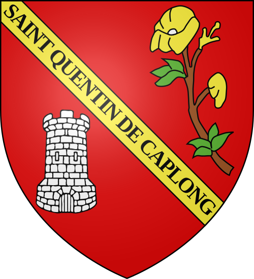 Blason de Saint-Quentin-de-Caplong