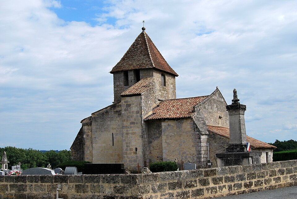 Salles de Castillon église St Pierre 1