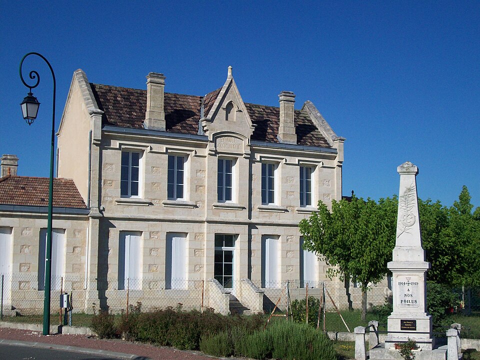 École communale de Tizac — de — Lapouyade