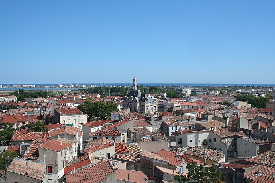 Frontignan mairie vue depuis clocher